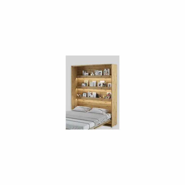 Lenart BED CONCEPT 180x200 cm  - Pat rabatabil de perete vertical cu mecanism pneumatic si somiera inclusa picture - 10