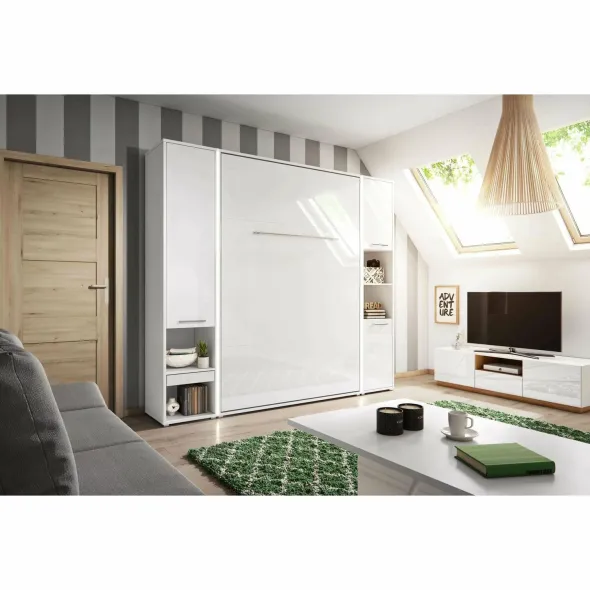 Ansamblu cu pat rabatabil de perete vertical Concept Pro 140x200 picture - 2