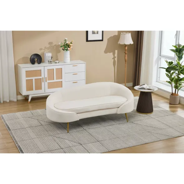 Canapea Estero, 180x81x67 h cm, Boucle Beige picture - 13