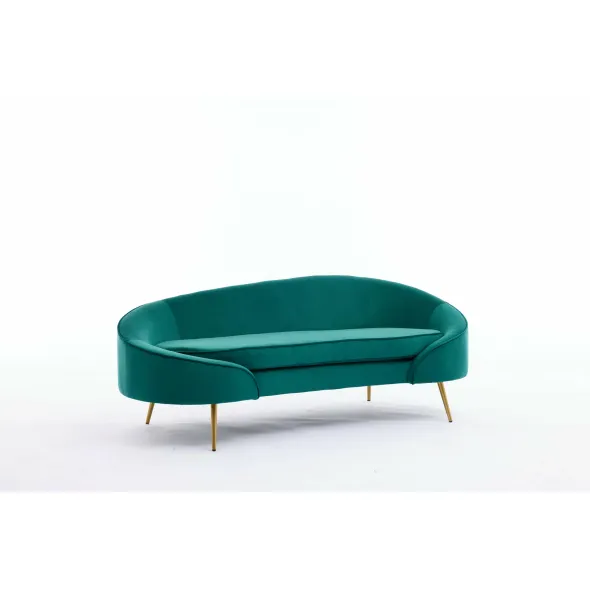 Canapea Estero, 180x81x67 h cm, Catifea Verde picture - 3