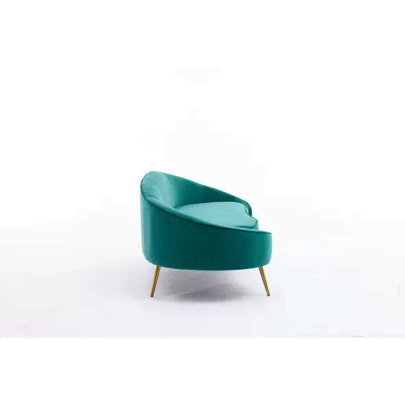 Canapea Estero, 180x81x67 h cm, Catifea Verde picture - 10