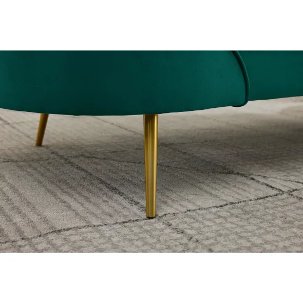 Canapea Estero, 180x81x67 h cm, Catifea Verde picture - 18