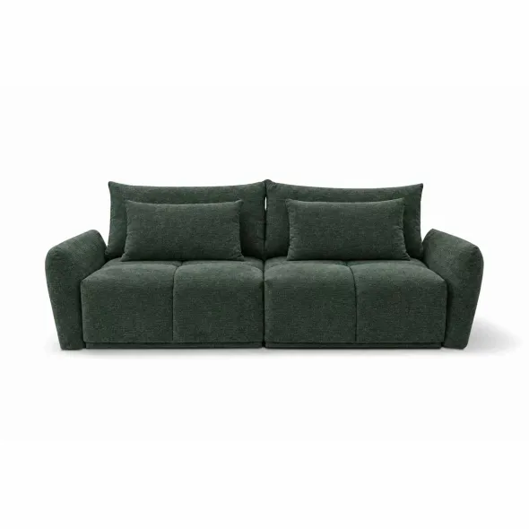 Canapea Extensibila Alia, 254x119x74 cm, Suprafata Pentru Dormit Extra Large 170x206 cm, Stofa Verde Vibe 39 picture - 1