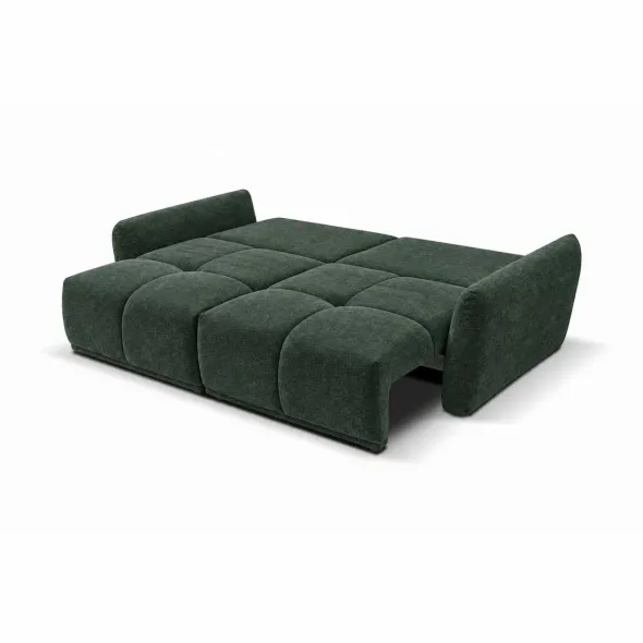 Canapea Extensibila Alia, 254x119x74 cm, Suprafata Pentru Dormit Extra Large 170x206 cm, Stofa Verde Vibe 39 picture - 3