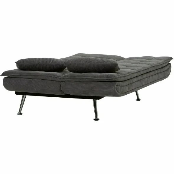 Canapea Extensibila Cambridge, 196x92x85 cm, Stofa Gri picture - 6