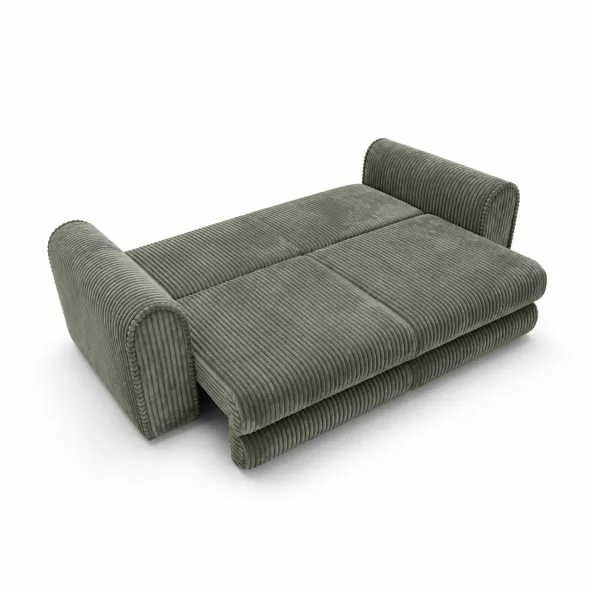 Canapea Extensibila Lil Buddy, 260x106x89 cm,  Stofa - Verde Olive picture - 3