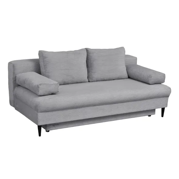 Canapea Extensibila Maranello, 3L, 200x95x95 cm, Stofa Gri picture - 2