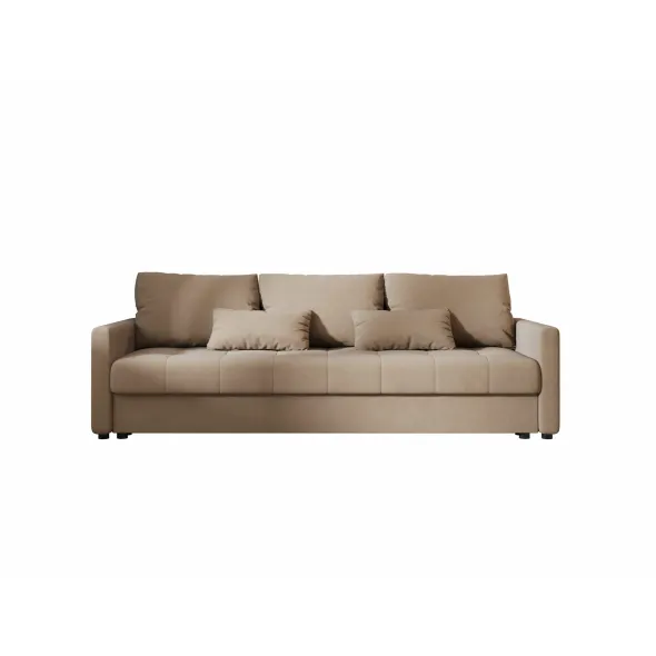 Canapea Extensibila Mostar, 220x84x72 h cm, Stofa, Beige picture - 6