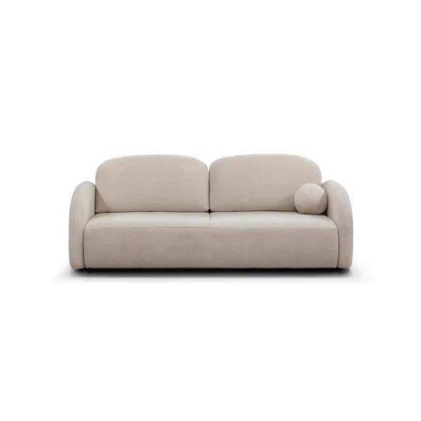 Canapea Extensibila Rumes, 230x105x90 h cm, Stofa Beige Toro 25 picture - 1