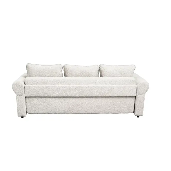 Canapea Extensibila Sara,235x90x75 h cm, Stofa Abriamo 03 Bej picture - 3