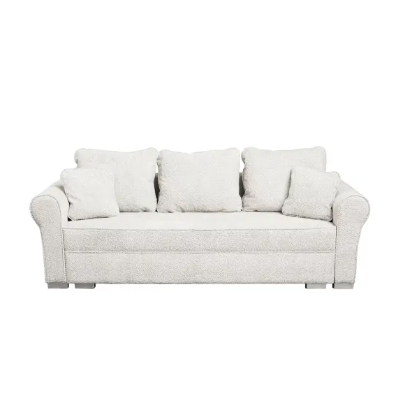 Canapea Extensibila Sara,235x90x75 h cm, Stofa Abriamo 03 Bej picture - 1