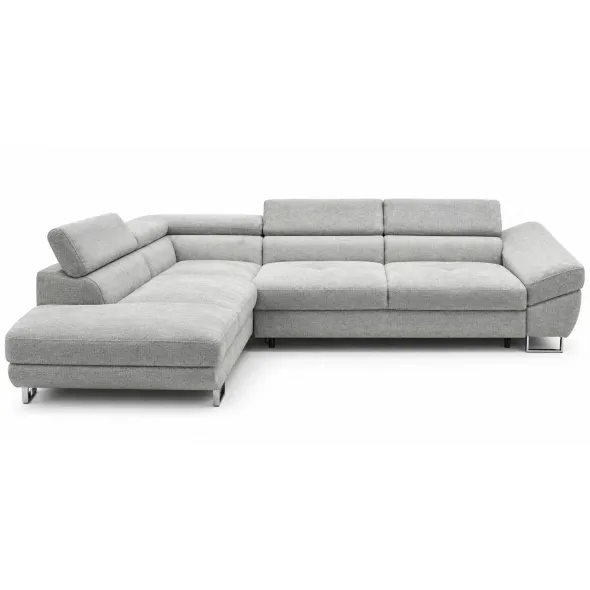 Coltar Extensibil Aragon,  282×235×74–84 h cm, Stofa Gri Albastrui picture - 1