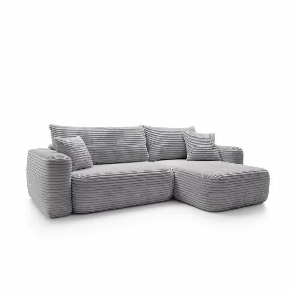 Coltar Extensibil Billy, Universal, 273x168x95 h cm, Stofa Raiata, Gri picture - 5