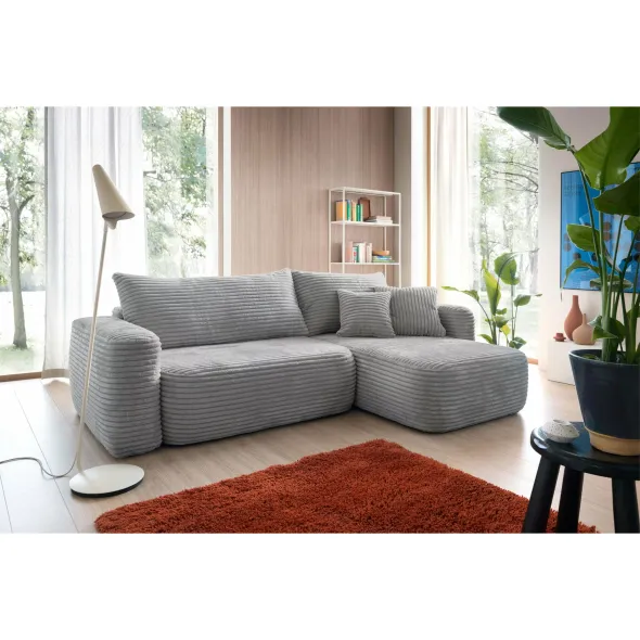 Coltar Extensibil Billy, Universal, 273x168x95 h cm, Stofa Raiata, Gri picture - 2