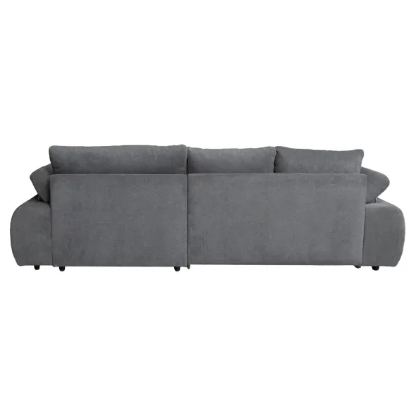 Coltar Extensibil Eternity, Spatiu de Depozitare, 295x177x90 h cm, Stofa, Gri picture - 6
