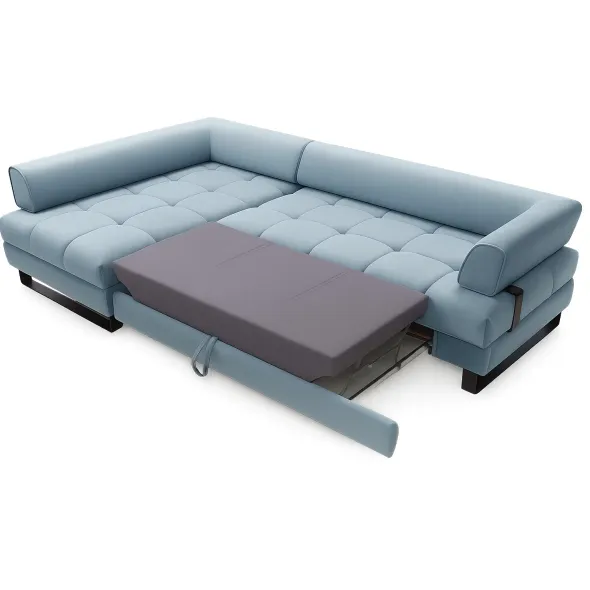 Coltar Extensibil Havana 272x173x72-89 h cm, Albastru Deschis picture - 3
