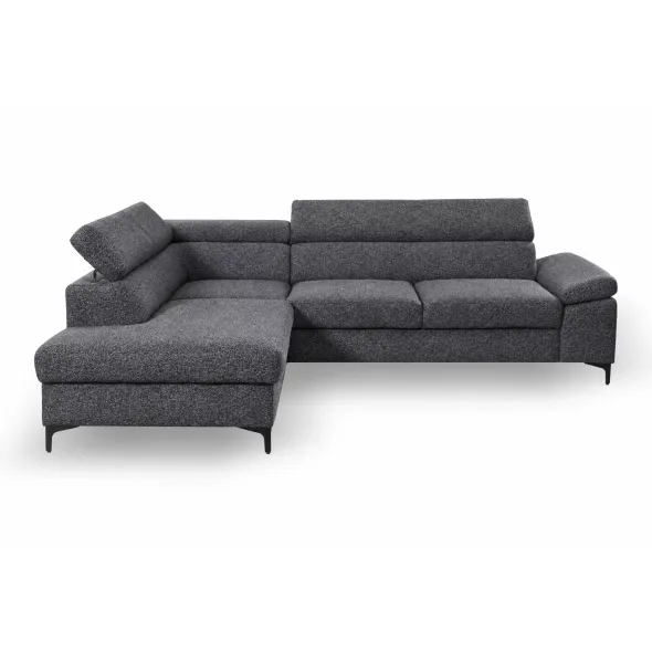 Coltar Extensibil Lonigo, 247x196x71-84 cm, Stofa Grafit Polaris 20 picture - 1