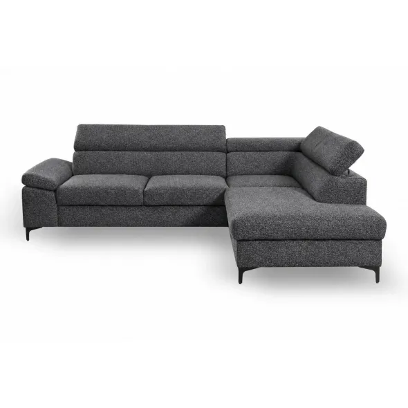 Coltar Extensibil Lonigo, 247x196x71-84 cm, Stofa Grafit Polaris 20 picture - 2