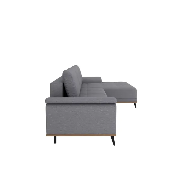 Coltar Extensibil Luigi, 262x168x85 h cm, Stofa, Gri Albastrui picture - 4