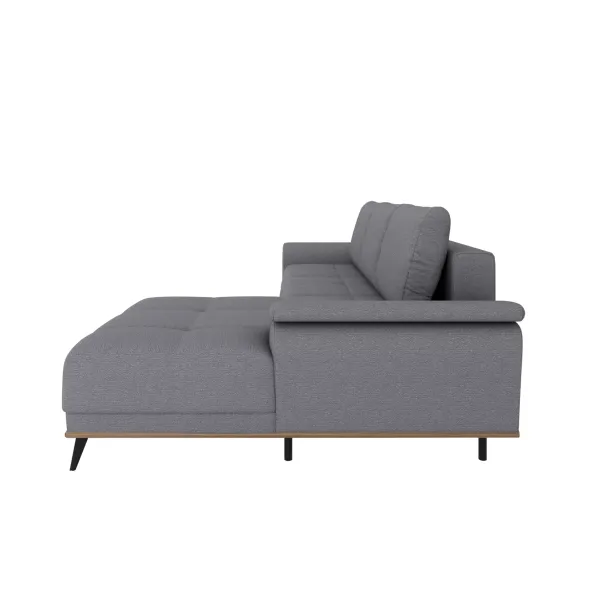 Coltar Extensibil Luigi, 262x168x85 h cm, Stofa, Gri Albastrui picture - 5