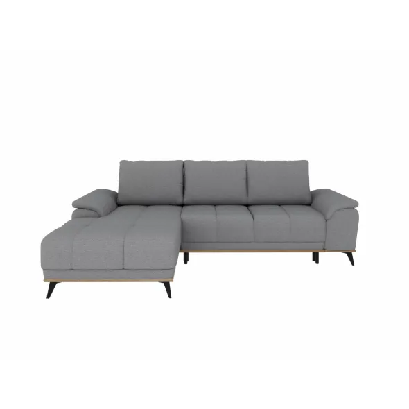 Coltar Extensibil Luigi, 262x168x85 h cm, Stofa, Gri Albastrui picture - 1