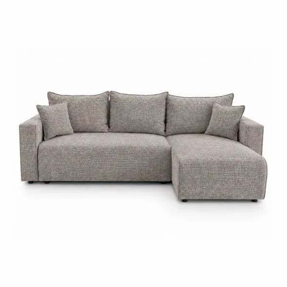 Coltar Extensibil Potaro, Universal, 238x150x90 cm, Stofa Cremona 24 Gri Maroniu picture - 1