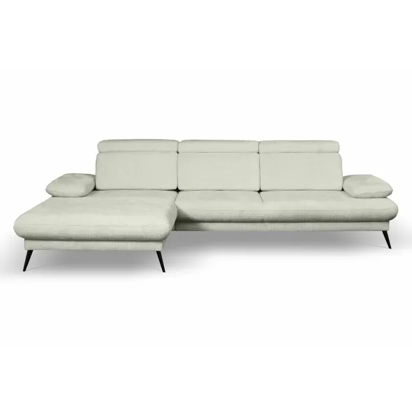 Coltar Santi, 290x179-187x84-101 h cm, Stofa Gri Silver picture - 1
