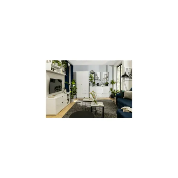 Forn Comoda Cu 3 Sertare si Usa, KOM1D3S - 156x42.5x93 h cm picture - 6