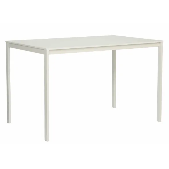 Masa Andes, 120x75x75 h cm, Metal/Pal Melaminat, Alba picture - 1