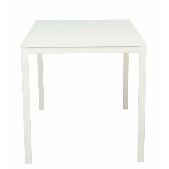 Masa Andes, 120x75x75 h cm, Metal/Pal Melaminat, Alba picture - 2