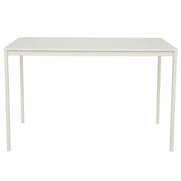 Masa Andes, 120x75x75 h cm, Metal/Pal Melaminat, Alba picture - 3
