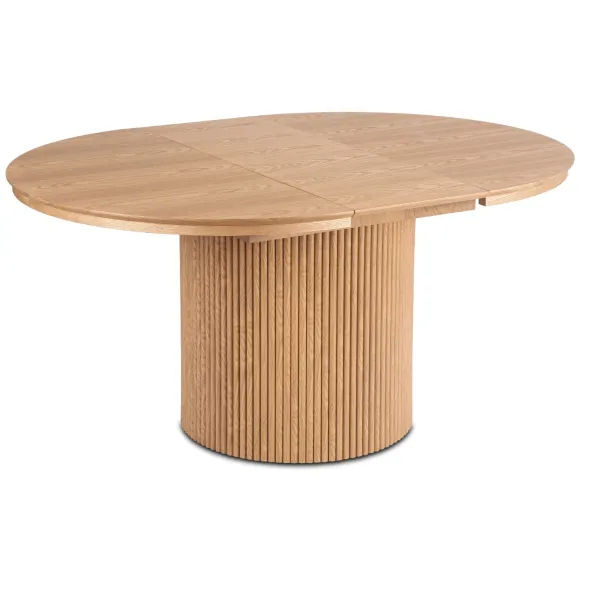 Masa Extensibila Adana, 120-160x120x76.5 h cm, Stejar picture - 5