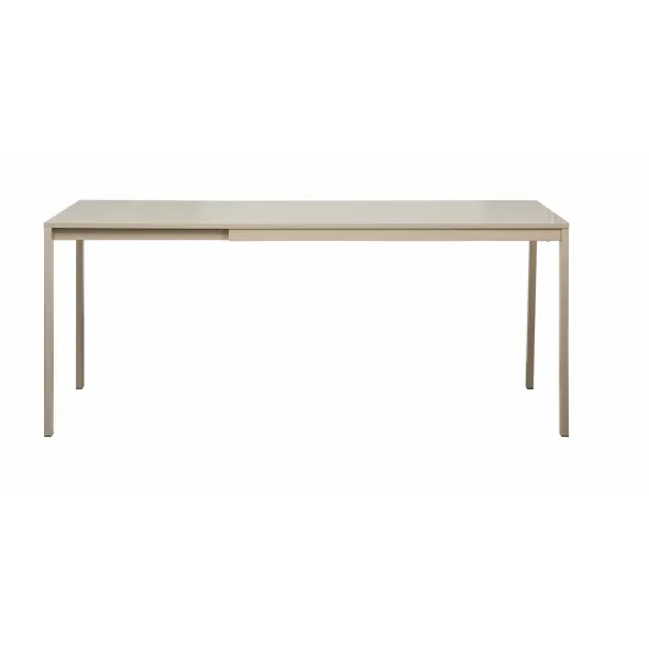 Masa Extensibila Honik, 120-180x74x75 h cm, Metal/Pal Melaminat, Taupe picture - 6