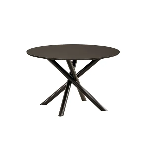 Masa Rotunda Ruby, Ø120x75 cm,  MDF Furniruit/Lemn de Cauciuc, Wenge picture - 1