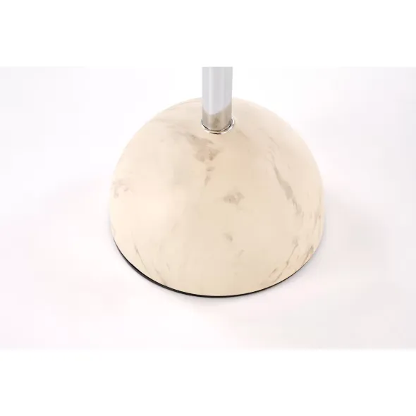 Masuta de Cafea Adriatica, Ø40x51 cm, Metal/Sticla, Beige/Maro picture - 2