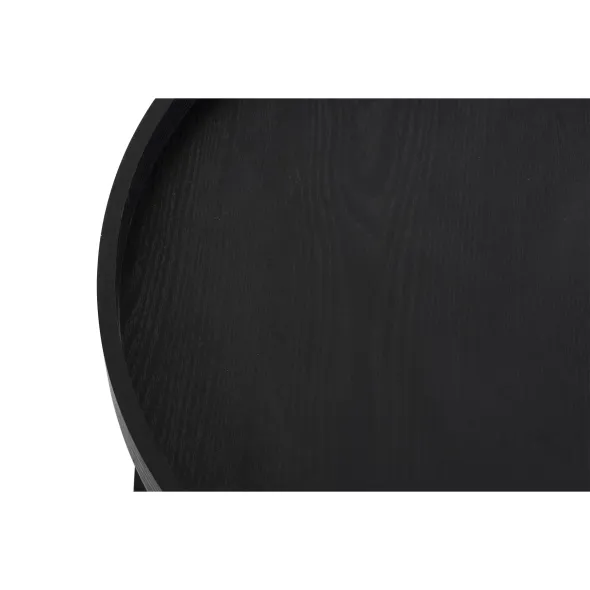 Masuta de Cafea Bivio, 64x64x40, Metal/Pal Melaminat, Neagra picture - 4