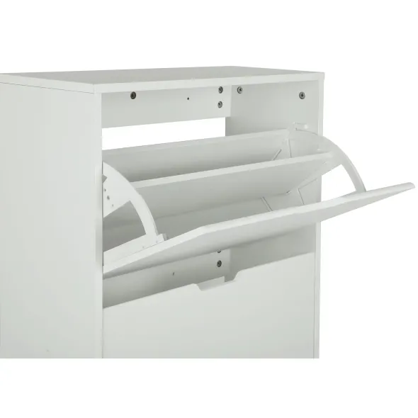 Pantofar Corry II, 4 sertare, 60x24x157 cm, Pal Melaminat/MDF, Alb picture - 4