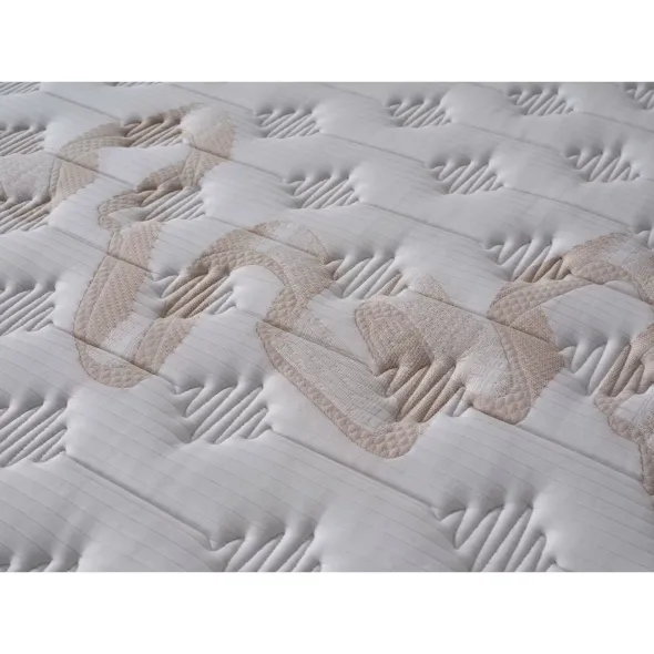 Pat Tapitat Touch Plus cu Somieră Rabatabilă și Iluminare LED + Saltea Tocuh, 180×200 cm, Beige picture - 5