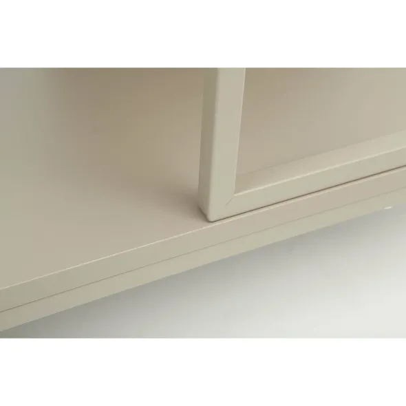 Raft Carti Lund B, 70x30x180 CM Metal/Pal Melaminat, Taupe picture - 3
