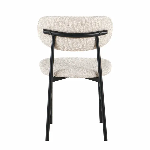 Scaun Apex, 48x47.5x79 h cm, Structura Metalica/Stofa Beige picture - 4