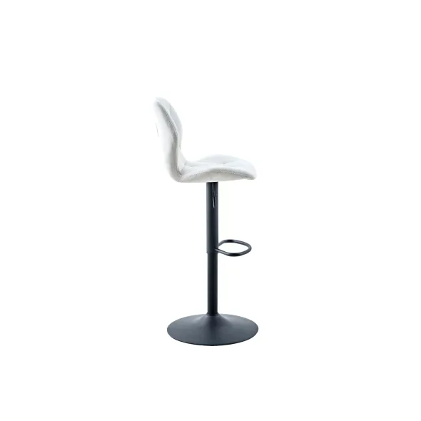 Scaun de Bar Zlin, 42x52x94.5-115.5 cm, Stofa Crem picture - 3