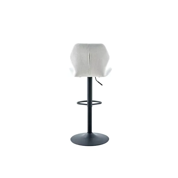 Scaun de Bar Zlin, 42x52x94.5-115.5 cm, Stofa Crem picture - 5