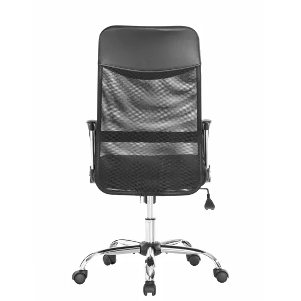 Scaun de Birou Movia, 64x62.5x107-115.5 h CM, Baza metalica, Mesh Negru picture - 4