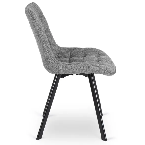 Scaun Rivulus 2, 53x59x87 h cm, Stofa Gri picture - 5