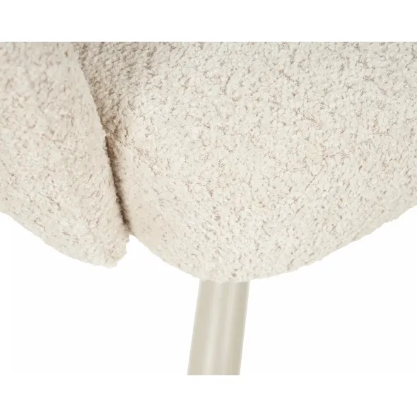 Scaun Velora, 62x58x83 h cm, Stofa Beige picture - 5