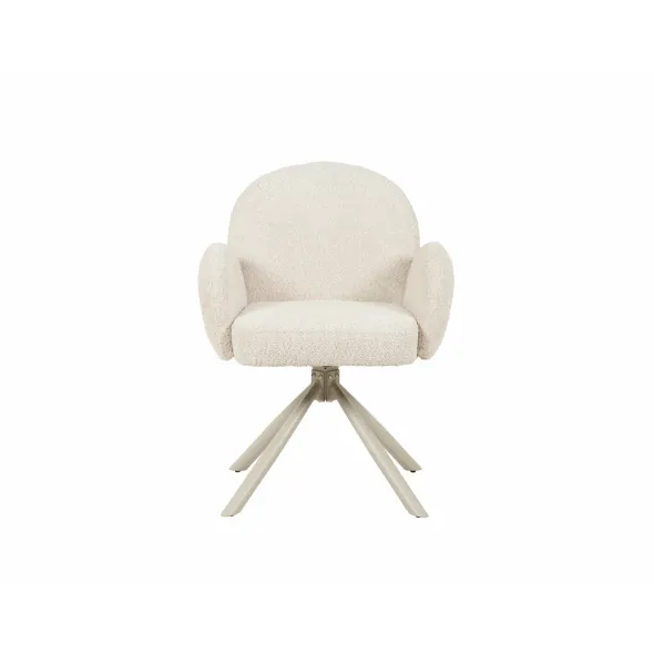 Scaun Velora, 62x58x83 h cm, Stofa Beige picture - 3