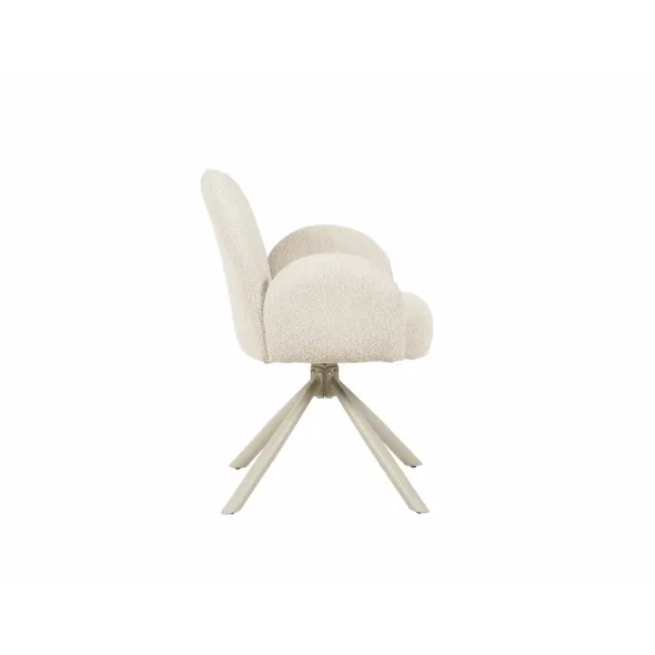 Scaun Velora, 62x58x83 h cm, Stofa Beige picture - 6