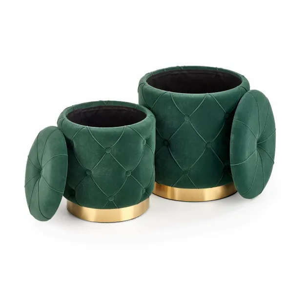 Set Tabureti Palatine Verde picture - 2