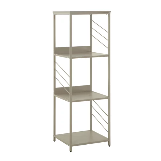 Raft Carti Larvik A, 40x40x124 CM, Metal/Pal Melaminat, Taupe picture - 1