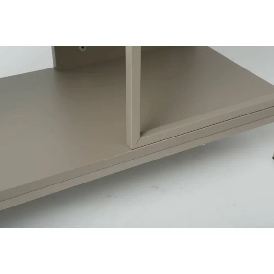 Raft Carti Lund A, 70x30x113 CM, Metal/Pal Melaminat, Taupe picture - 3